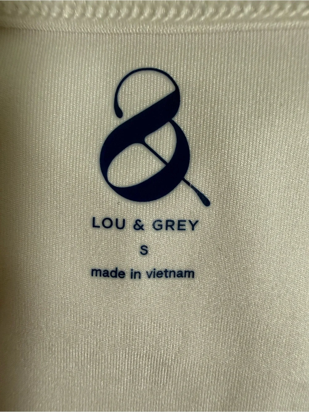 Lou & Grey White Half Zip Sleeveless Performance Dress NWT Size S